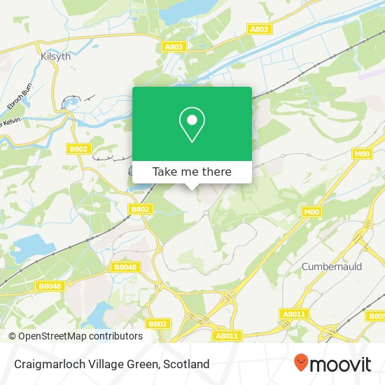 Craigmarloch Village Green map