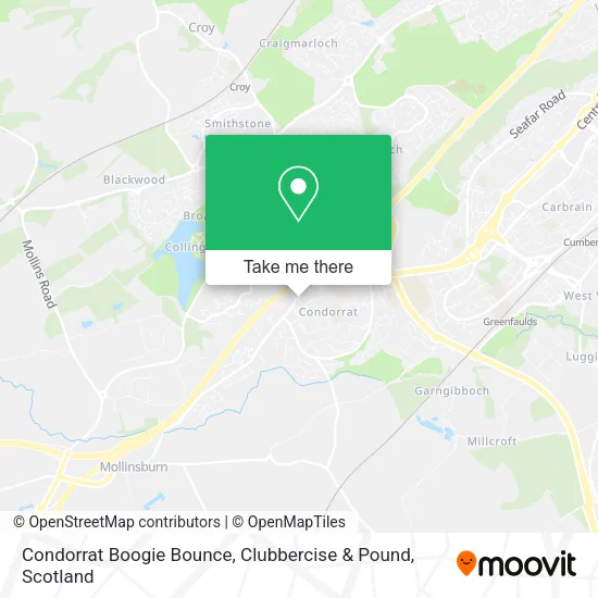 Condorrat Boogie Bounce, Clubbercise & Pound map