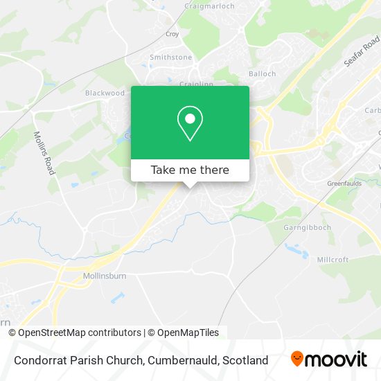 Condorrat Parish Church, Cumbernauld map