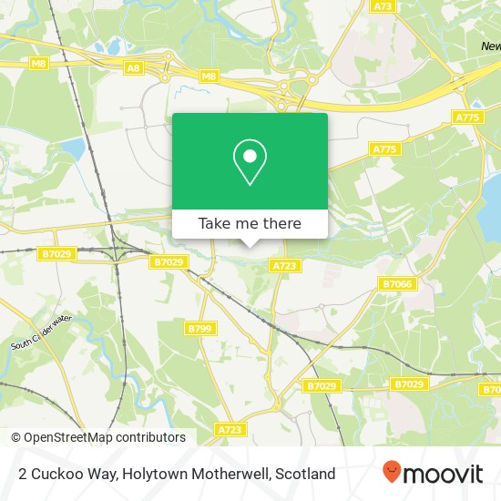 2 Cuckoo Way, Holytown Motherwell map