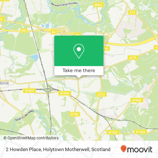 2 Howden Place, Holytown Motherwell map