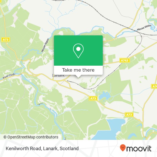 Kenilworth Road, Lanark map
