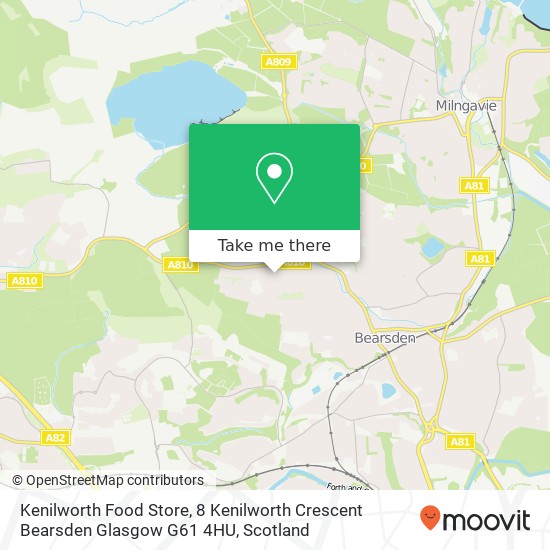 Kenilworth Food Store, 8 Kenilworth Crescent Bearsden Glasgow G61 4HU map