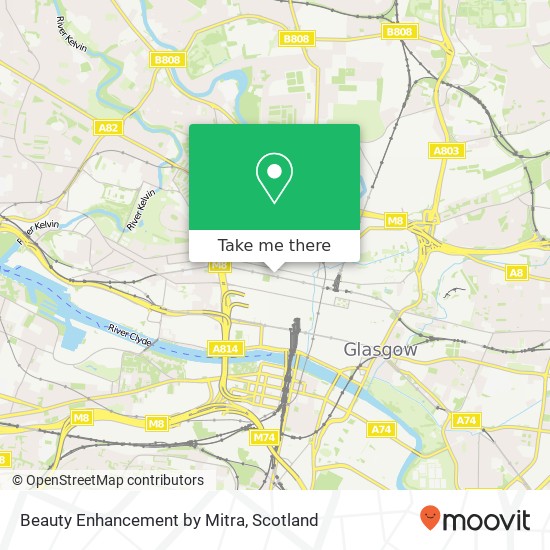 Beauty Enhancement by Mitra, 180 West Regent Street Anderston Glasgow G2 4 map