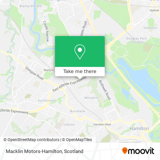 Macklin Motors-Hamilton map