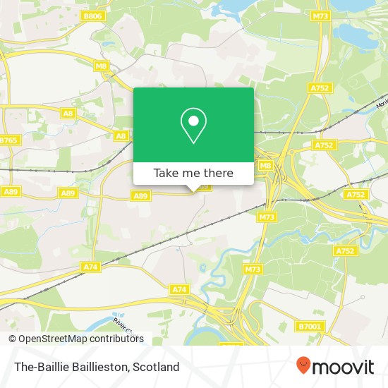 The-Baillie Baillieston map