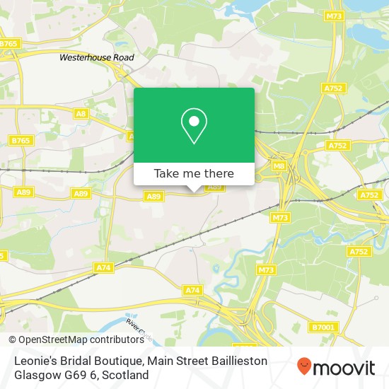 Leonie's Bridal Boutique, Main Street Baillieston Glasgow G69 6 map