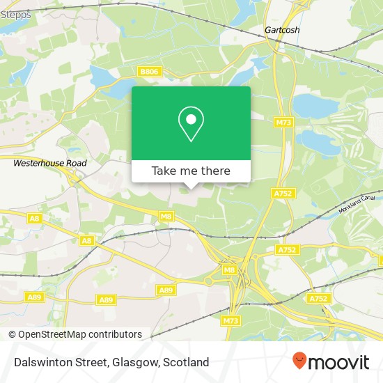 Dalswinton Street, Glasgow map