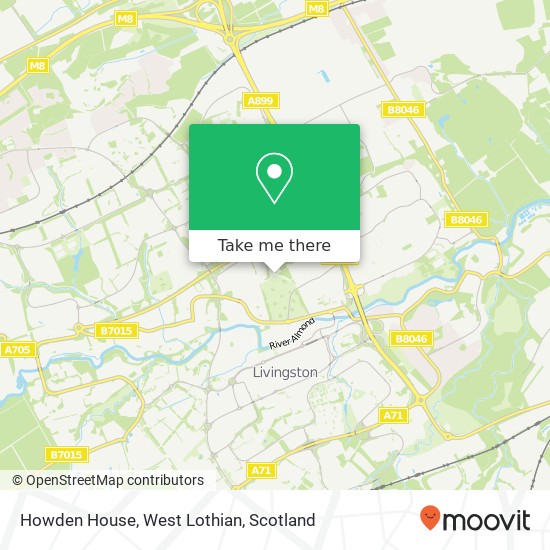 Howden House, West Lothian map