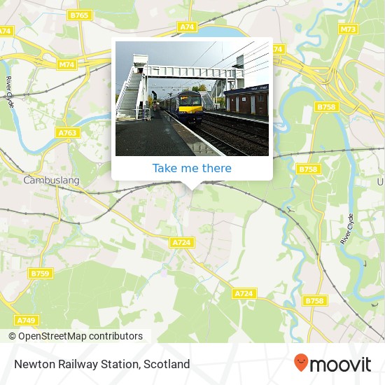 Newton Railway Station map