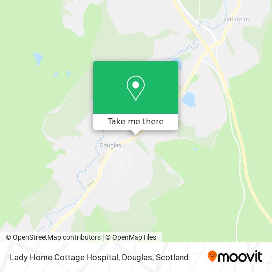 Lady Home Cottage Hospital, Douglas map