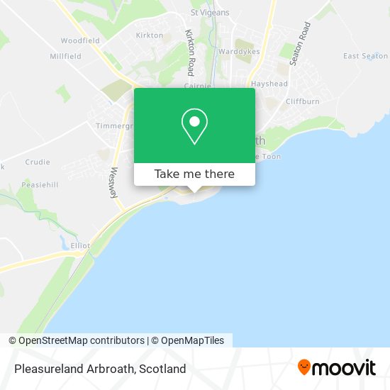 Pleasureland Arbroath map