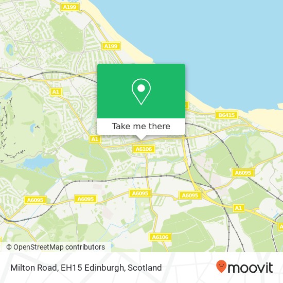 Milton Road, EH15 Edinburgh map