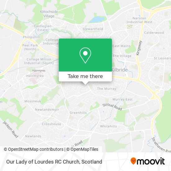 Our Lady of Lourdes RC Church map