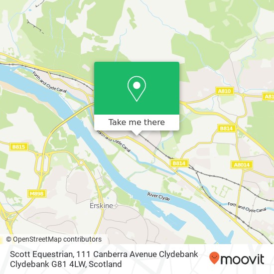 Scott Equestrian, 111 Canberra Avenue Clydebank Clydebank G81 4LW map