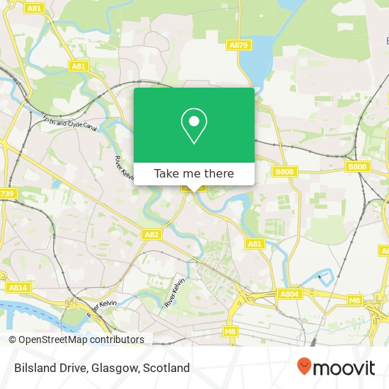 Bilsland Drive, Glasgow map
