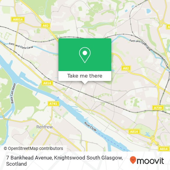 7 Bankhead Avenue, Knightswood South Glasgow map