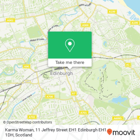 Karma Woman, 11 Jeffrey Street EH1 Edinburgh EH1 1DH map