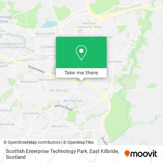 Scottish Enterprise Technology Park, East Kilbride map
