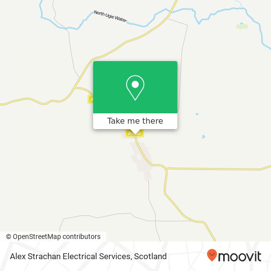 Alex Strachan Electrical Services map