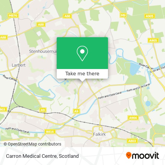 Carron Medical Centre map
