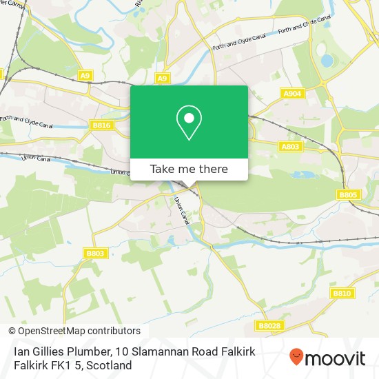 Ian Gillies Plumber, 10 Slamannan Road Falkirk Falkirk FK1 5 map