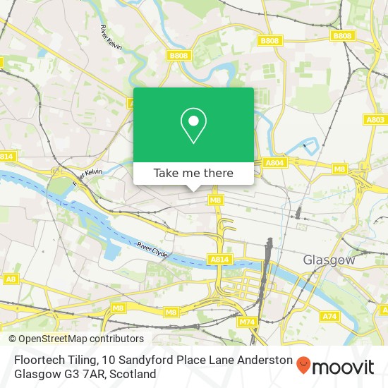 Floortech Tiling, 10 Sandyford Place Lane Anderston Glasgow G3 7AR map