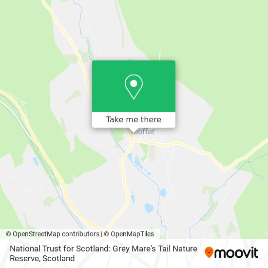 National Trust for Scotland: Grey Mare's Tail Nature Reserve map