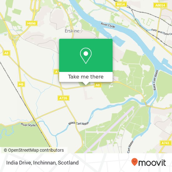 India Drive, Inchinnan map