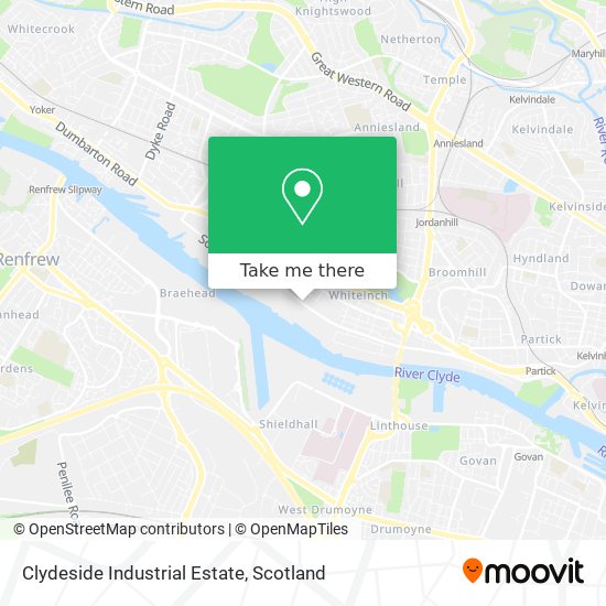 Clydeside Industrial Estate map