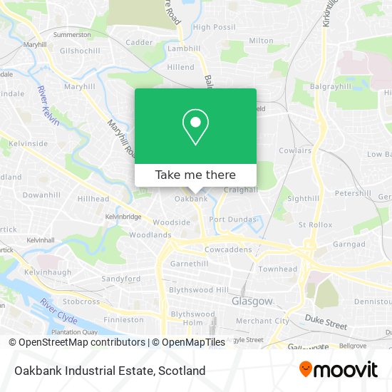 Oakbank Industrial Estate map
