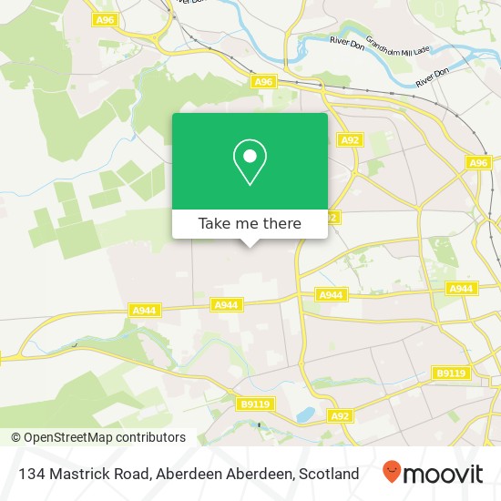 134 Mastrick Road, Aberdeen Aberdeen map