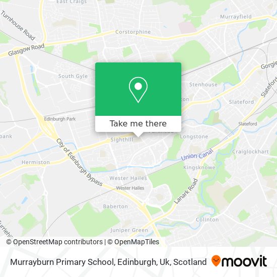 Murrayburn Primary School, Edinburgh, Uk map