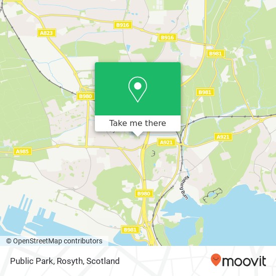 Public Park, Rosyth map