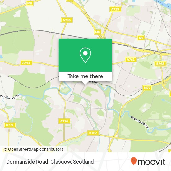Dormanside Road, Glasgow map