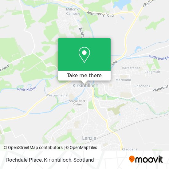 Rochdale Place, Kirkintilloch map