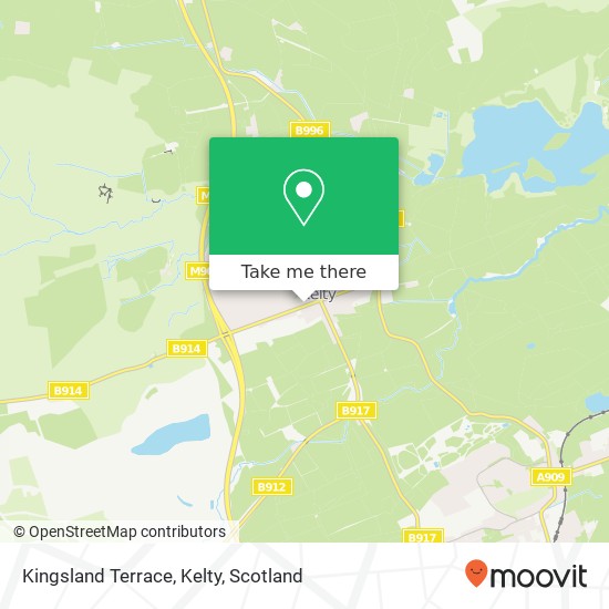 Kingsland Terrace, Kelty map