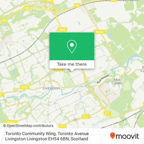 Toronto Community Wing, Toronto Avenue Livingston Livingston EH54 6BN map