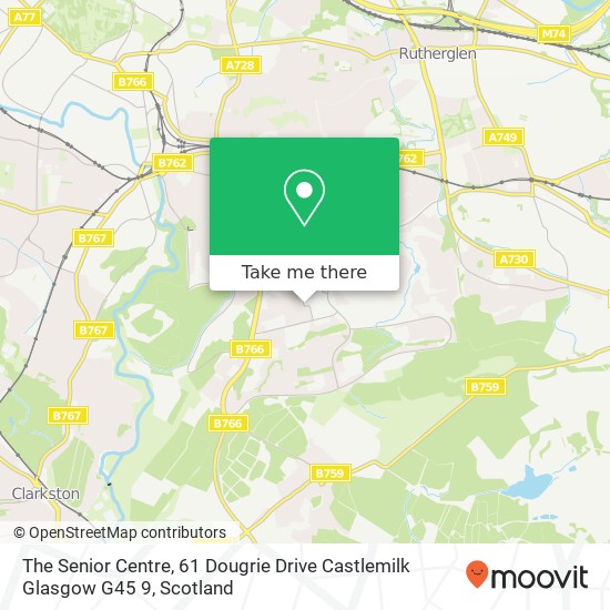 The Senior Centre, 61 Dougrie Drive Castlemilk Glasgow G45 9 map