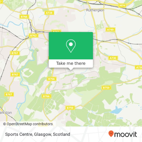 Sports Centre, Glasgow map