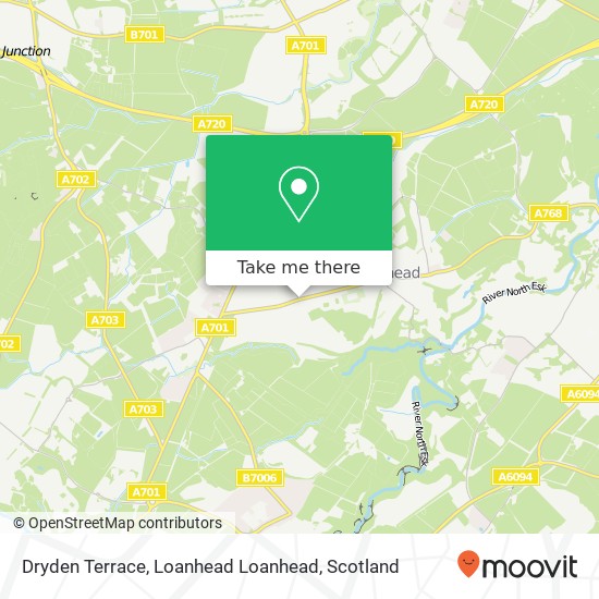 Dryden Terrace, Loanhead Loanhead map