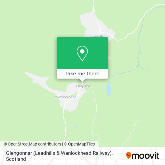 Glengonnar (Leadhills & Wanlockhead Railway) map