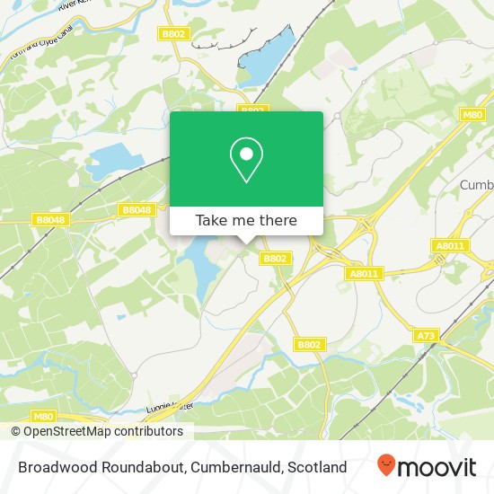 Broadwood Roundabout, Cumbernauld map