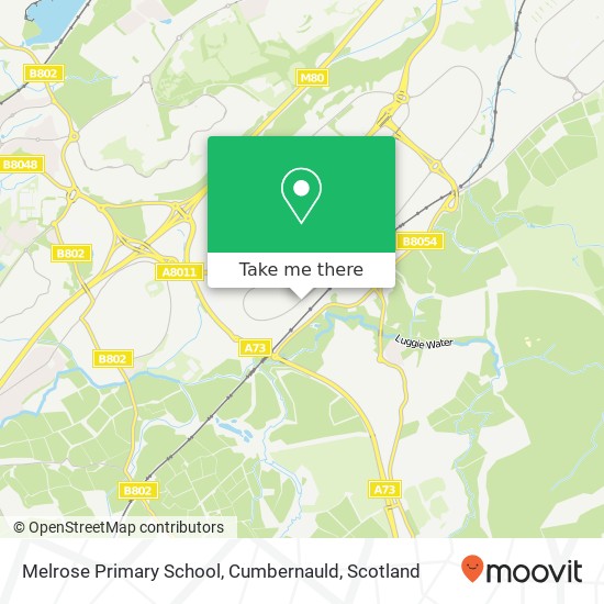 Melrose Primary School, Cumbernauld map