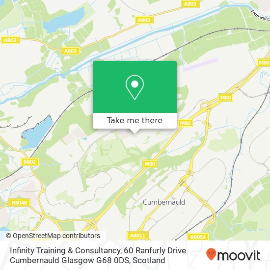 Infinity Training & Consultancy, 60 Ranfurly Drive Cumbernauld Glasgow G68 0DS map