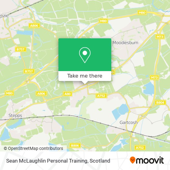 Sean McLaughlin Personal Training map