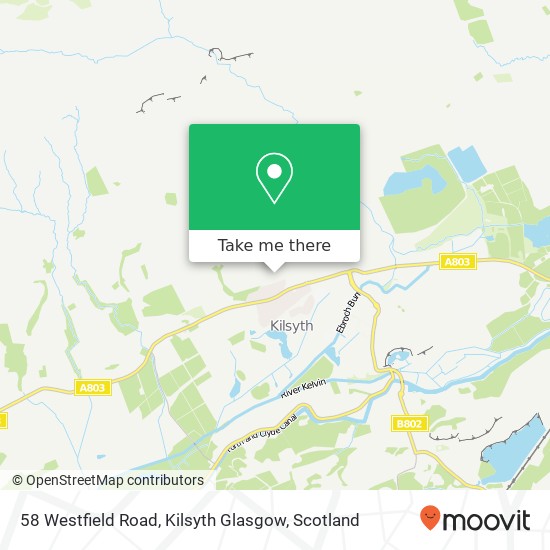 58 Westfield Road, Kilsyth Glasgow map