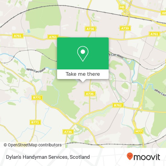 Dylan's Handyman Services, Nissen Place Penilee Glasgow G53 7SQ map