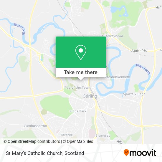 St Mary's Catholic Church map