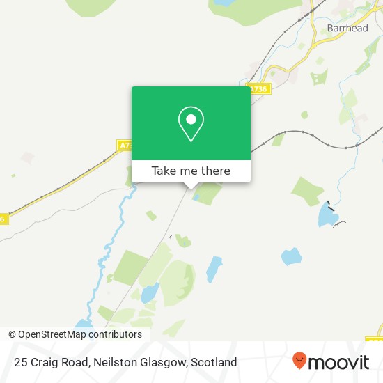 25 Craig Road, Neilston Glasgow map